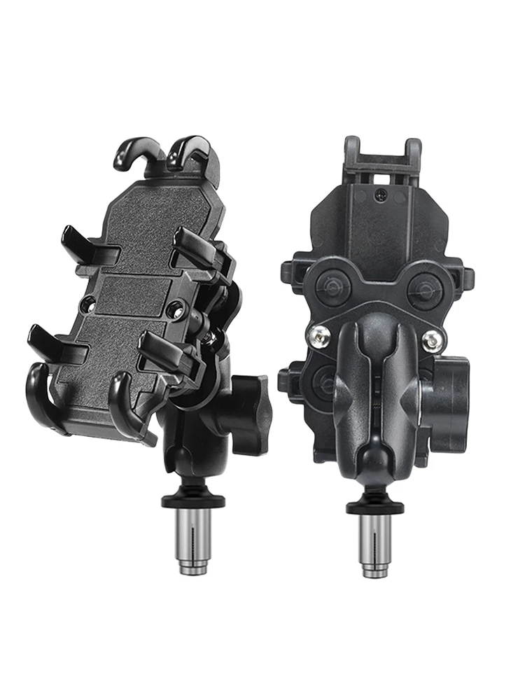AliExpress Yaoiler Motorcycle Bicycle Phone Holder Aluminum Handlebar Shock Absorption Cycling GPS Bracket for iPhone 16 Samsung Xiaomi Bike Mount