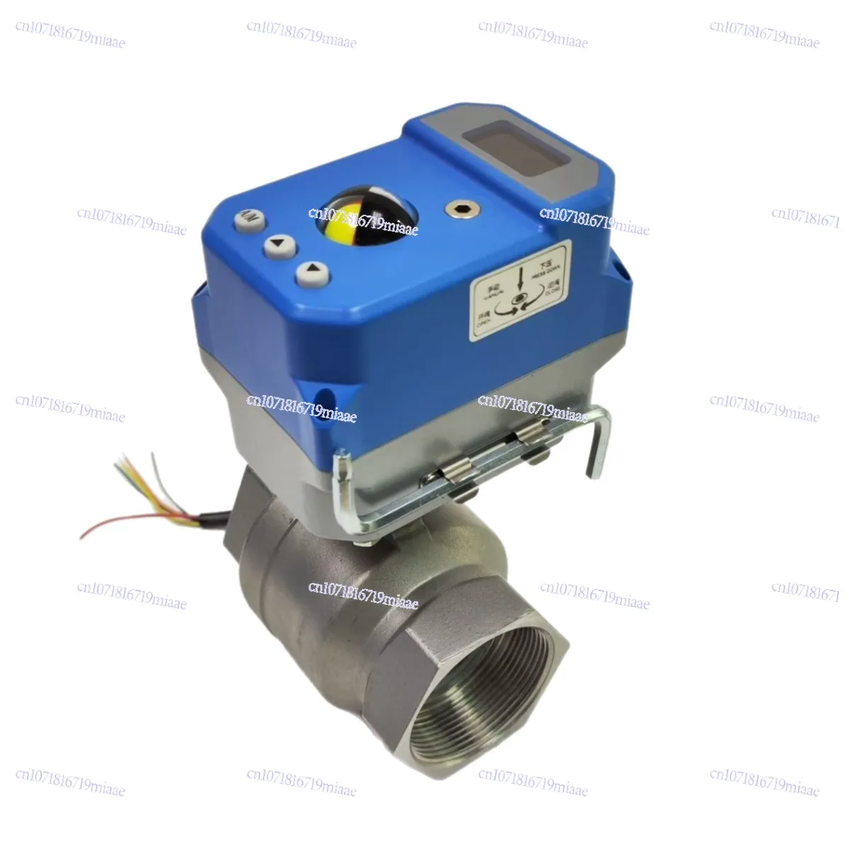 The 30Nm mini electric actuator is available in DC24VAC220V voltage intelligent adjustment type