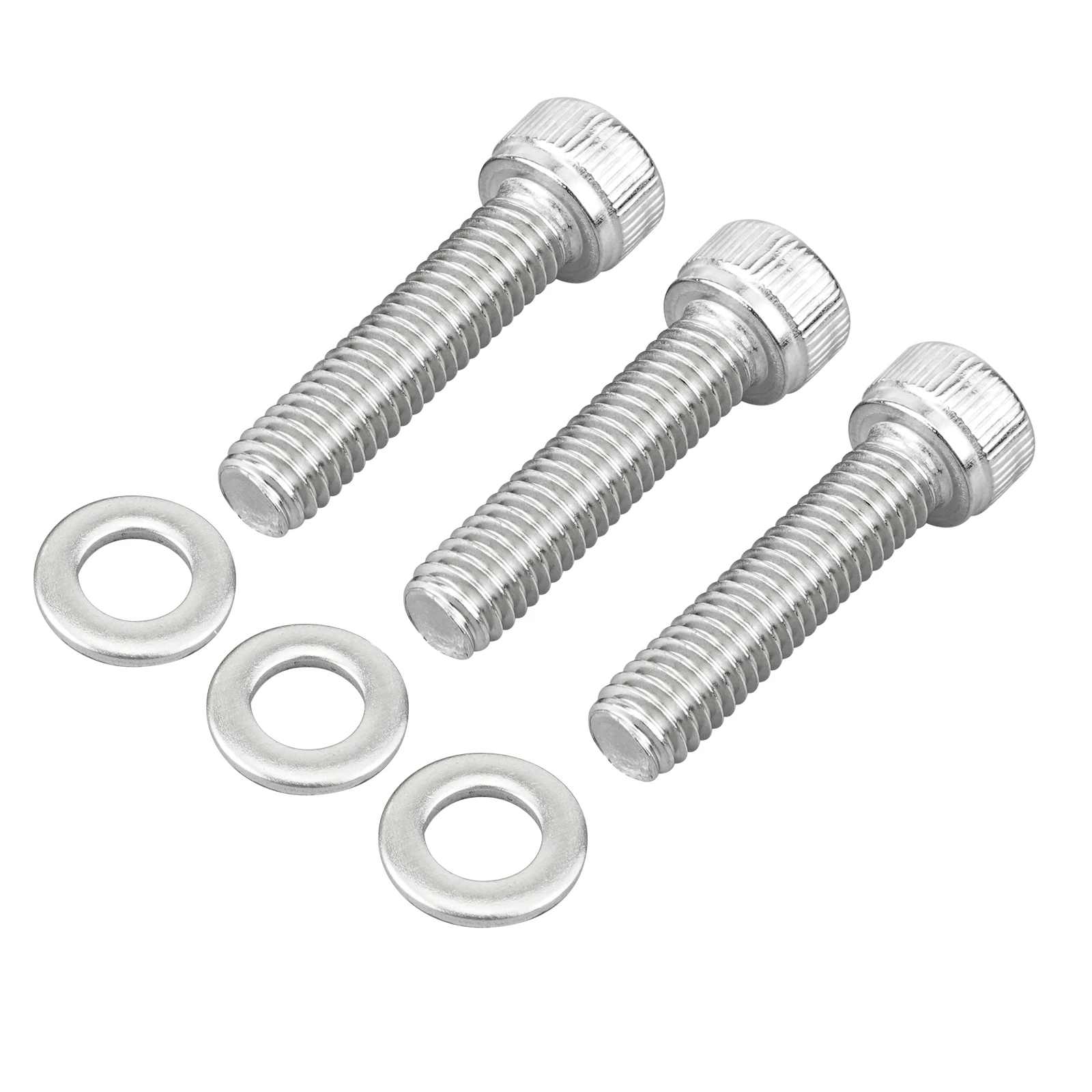 

ATV 3x Bolts & Washers Radiator Mounting Bolts For Yamaha Banshee 350 YFZ350SE YFZ350SP 1987-1998 Stainless Steel