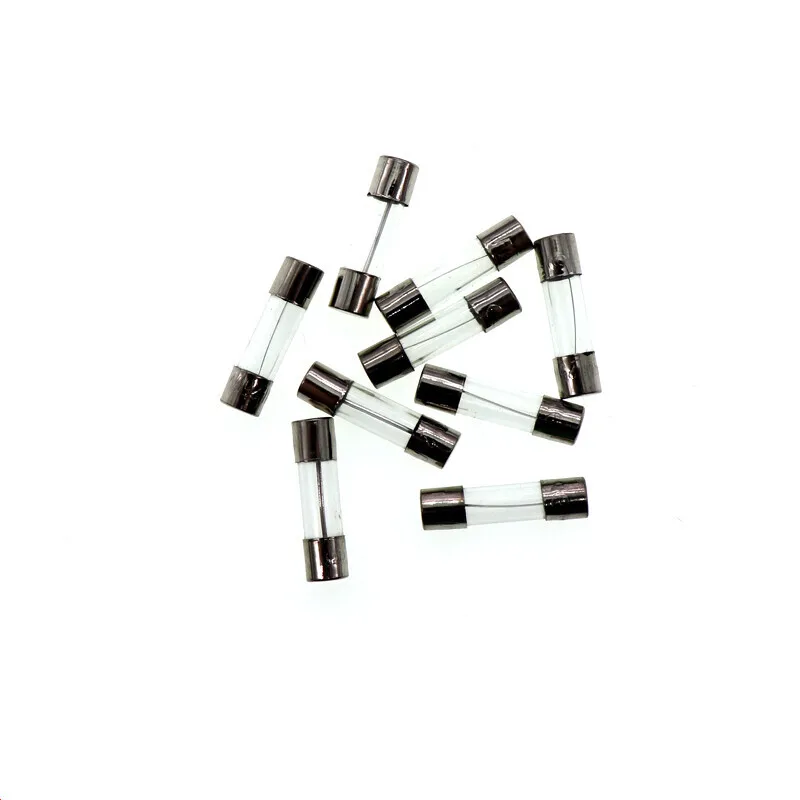 10pcs 5x20mm Household Fuses Tube Glass Fuse 5x20 0.1A 0.2A 0.5A 1A 2A 3A 4A 5A 8A 10A 15A 20A 25A 30A 250V 5*20 Quick Blow