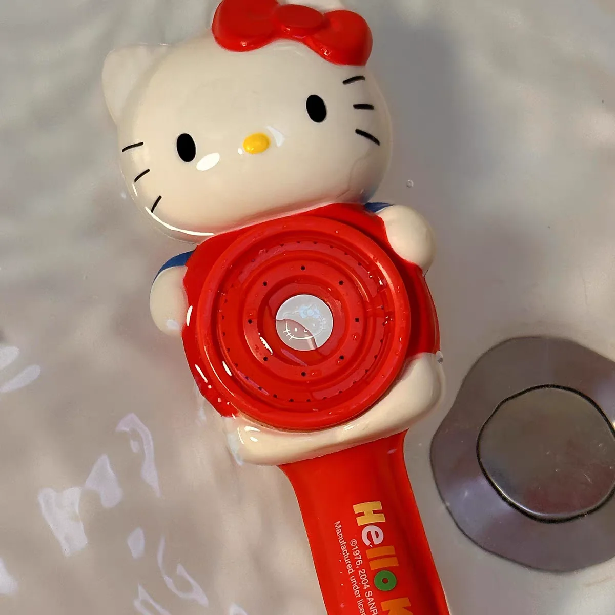 Cartoon Sanrio Shower Showerhead Anime Hello Kitty Handheld Shower Nozzle Kawaii Cute Household Decoration Bathroom Accessory