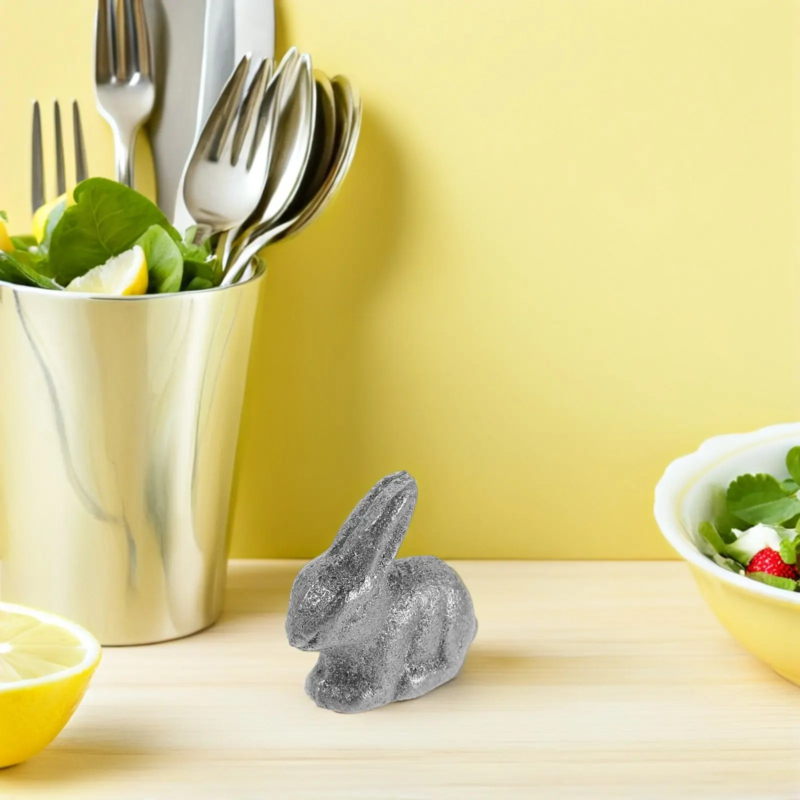6Pcs Iron Cooking Rabbit Natural Supplement Tool for Vegans Athletes Pregnant Women Iron Deficiency Aid Healthy Diet