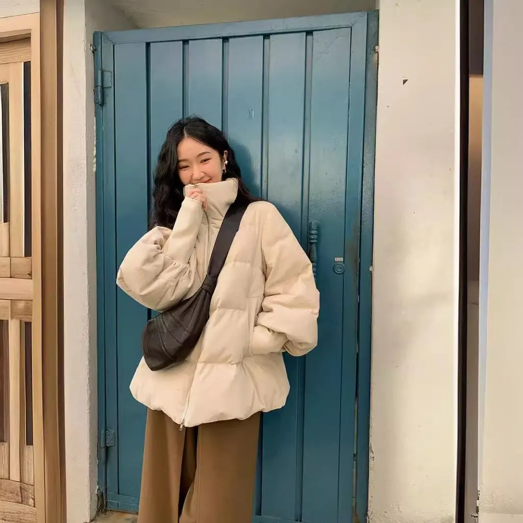 

Women's Winter Korean-Style Loose Thick Corduroy Jacket Fashionable Cotton Coat Trendy Design