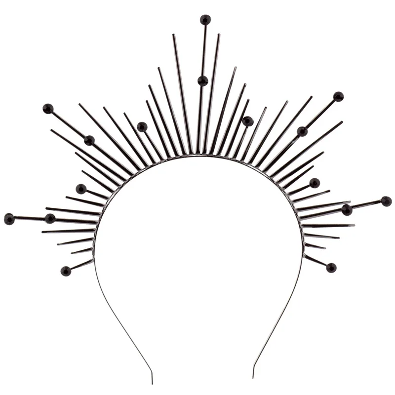 Virgin Mary Halo Headband Crown Tiara Goddess Fashion Catwalk Headband Accessories Travel Party Hot Sale