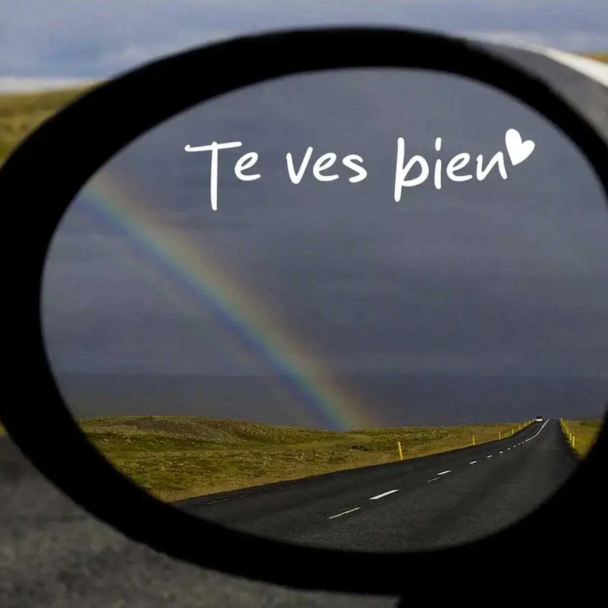 �Te Ves Bien“ – Du siehst gut aus – Autospiegel – Spiegel – Dekorative Aufkleber – Aufkleber zum Thema Familienleben – Inspiriert vom spanischen Stil. – Detail 2
