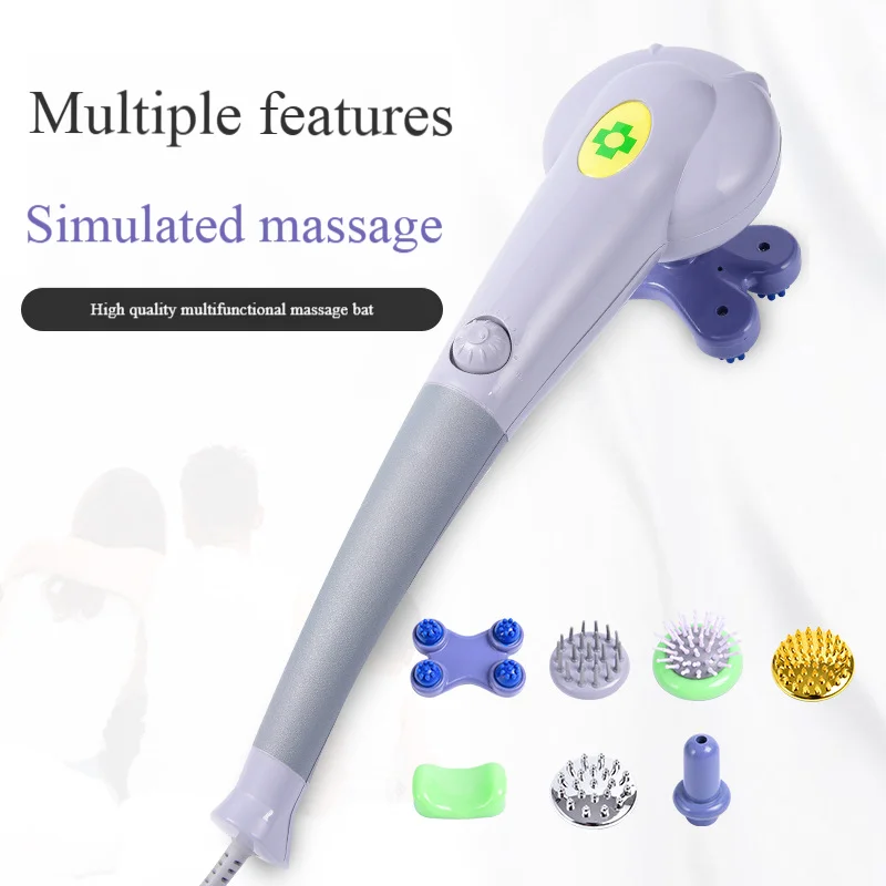 

Электрический массажер дельфинов: ручная палочка для плеч, шеи, талии - меридиан всего тела, массажный пистолет с вибратором