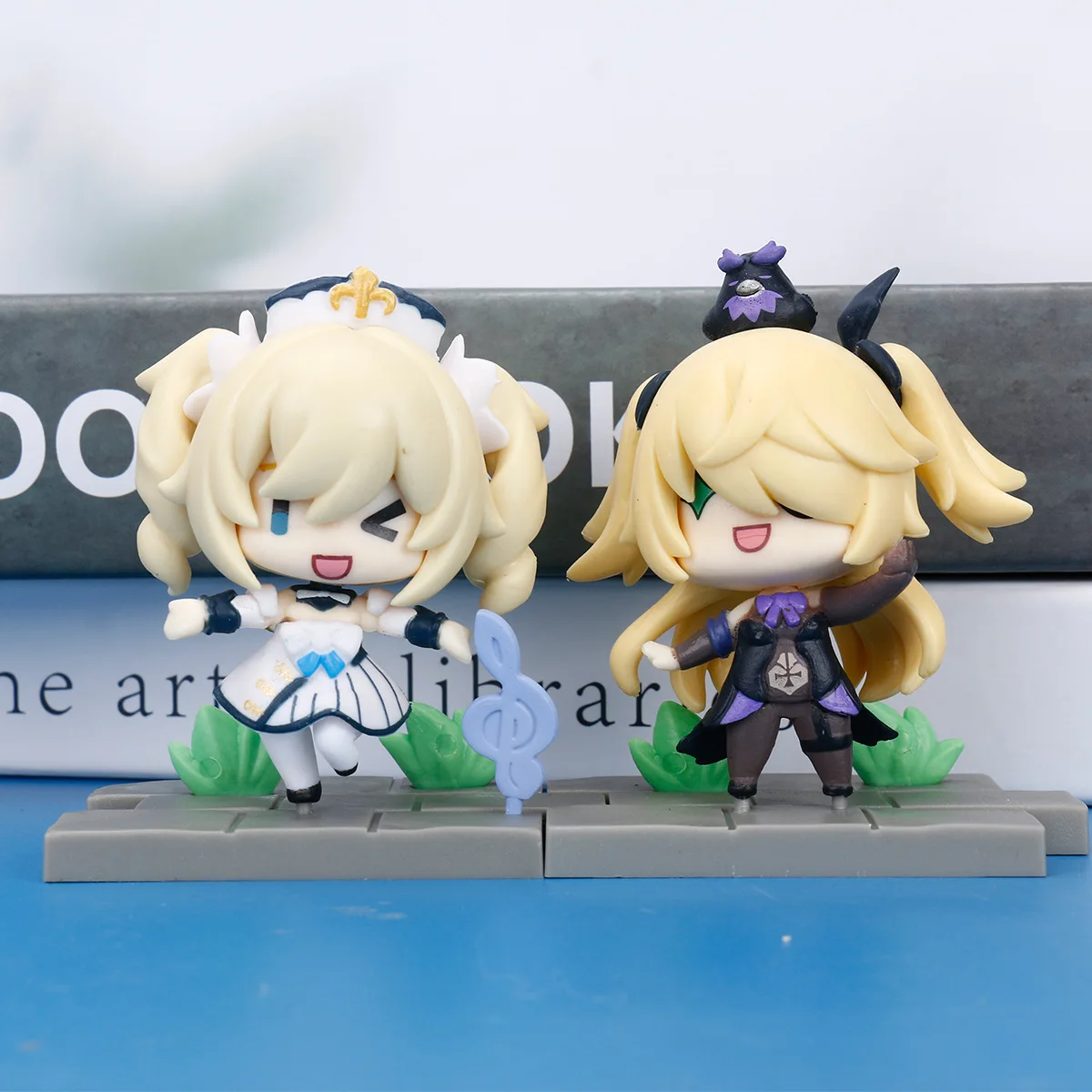 โมเดล Q ของชุดตุ๊กตา O God ชุดกล่องตาบอด mondstadt บทที่ต่อสู้ธีมวีรบุรุษรูปปั้น lydy Luke ลม