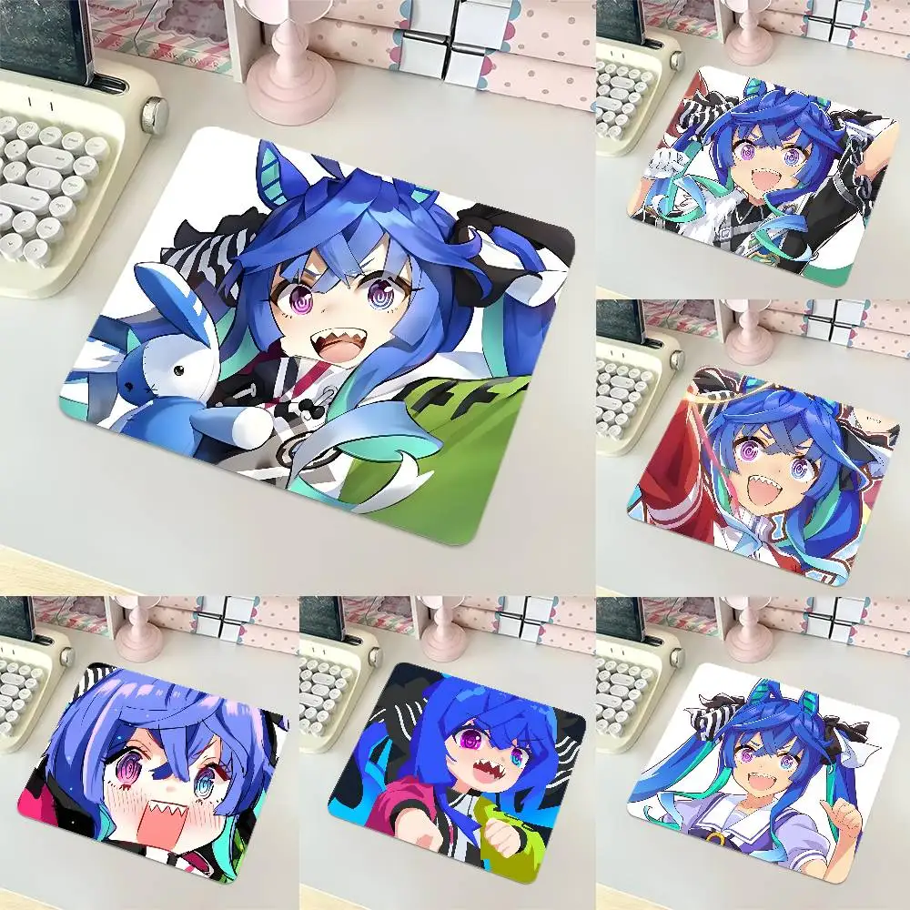 1pc Twin Turbo Anime Characters Small Mousepad Keyboard Pad Laptop Cushion Non-slip Deskpad