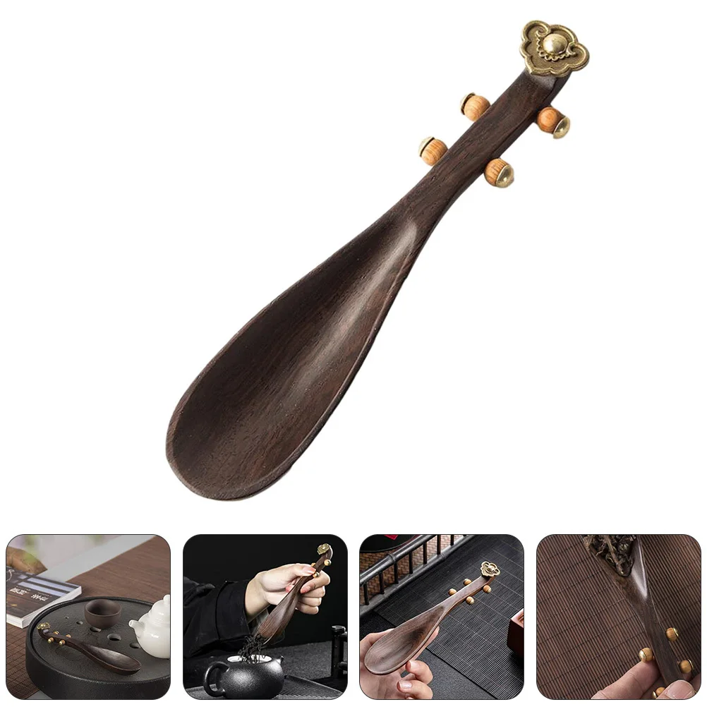 

1Pcs Tea Spoon Wooden Scoop for Tea Coffee Flour Sugar Natural Wood Teaware Accessory Home Office Use Wooden Scoop