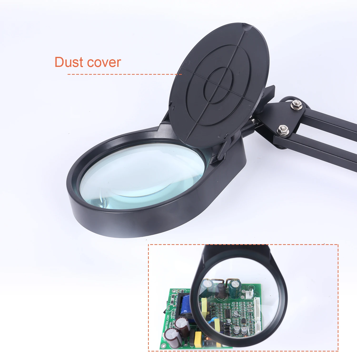 72LED 10X NEW Illuminated Magnifier USB 3 Levels LED Magnifying Glass for Soldering Iron Repair/Table Lamp/Skincare Beauty