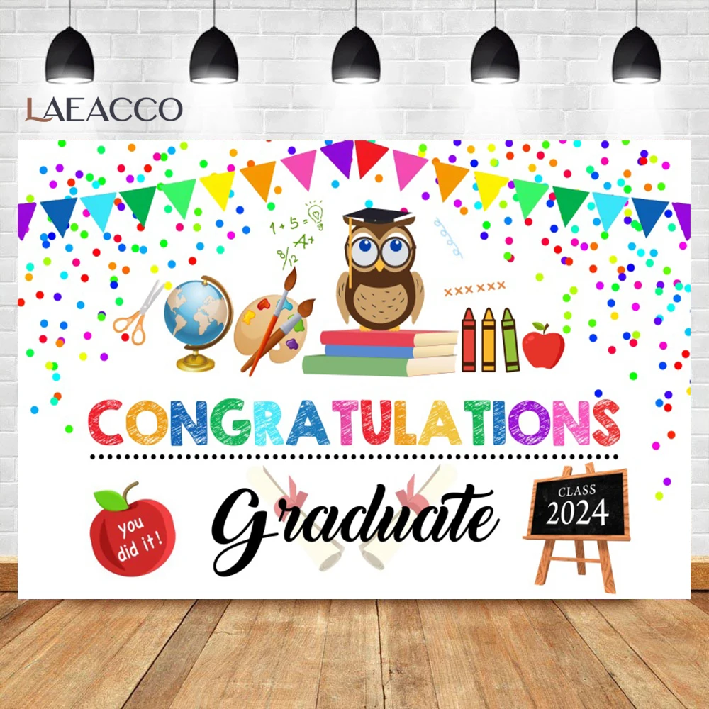 Kindergarten Graduation Background Preschool School Prom Party Blackboard Pencil Decor Kids Congrats Grad Photography Backdrop