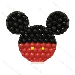 Mouse Shaped Mosaic Balloon Frame DIY Mouse Ballon Filling Box Kid Birthday Party Decor Supplies Party Backdrop Props