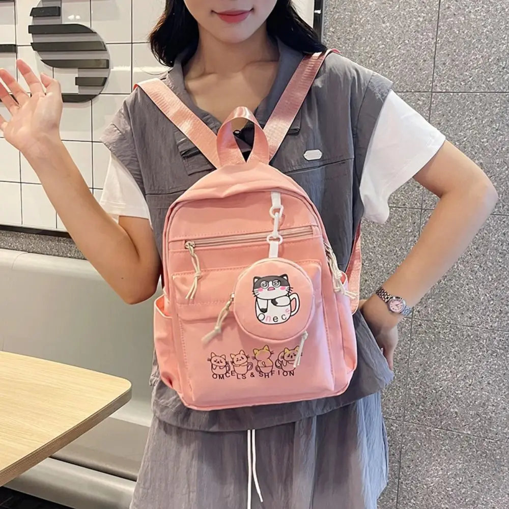 Lightweight Students School Bags Adjustable Straps Zipper Closure College Student Backpack Comfortable Waterproof