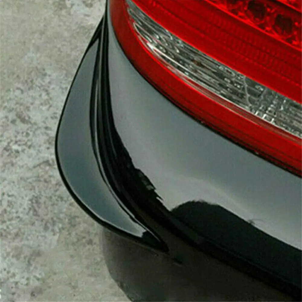 2Pcs Auto Car Front Rear Bumper Corner Guard Cover Anti-collision Strip Anti-Scratch Protector Decorative Modeling Accessories