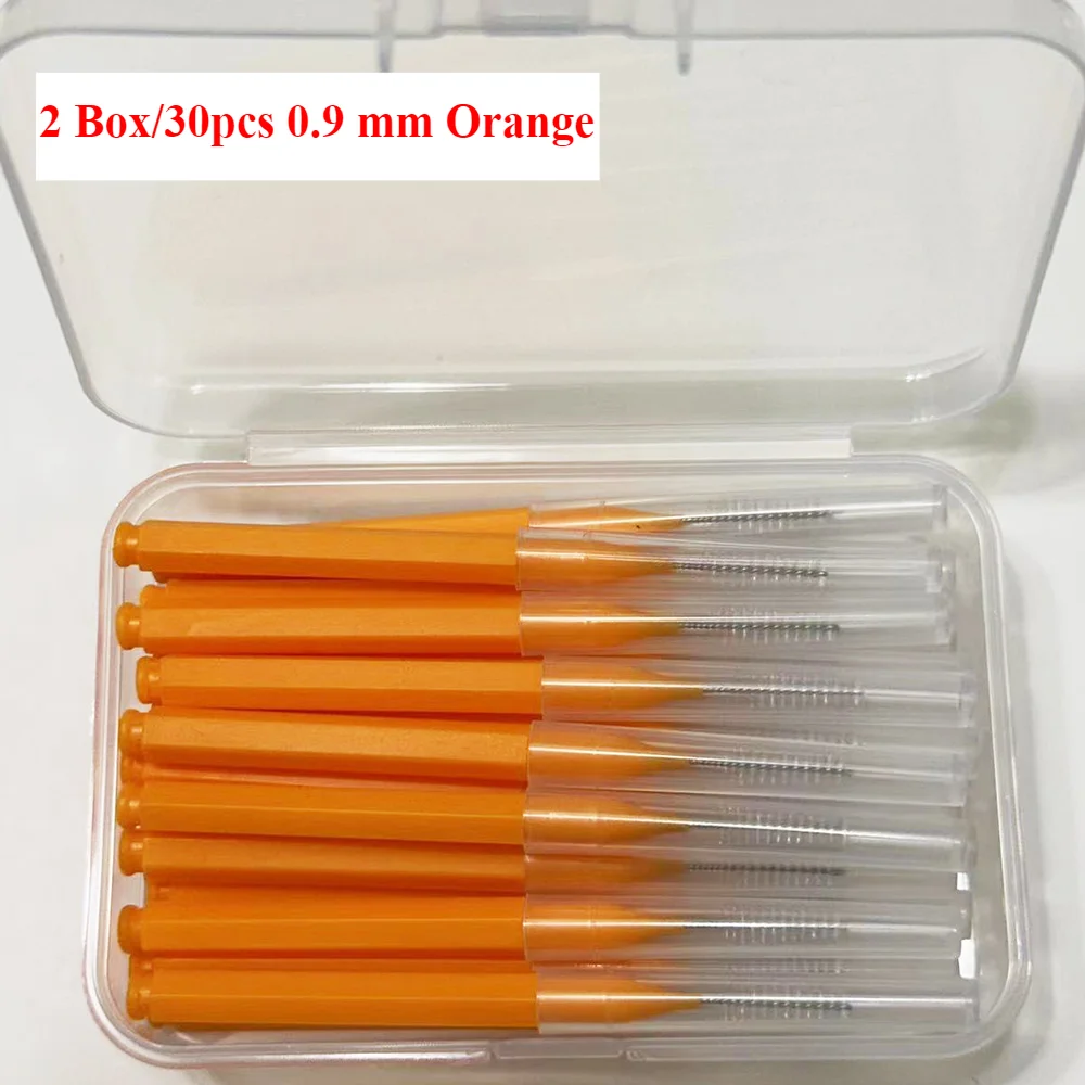 30pcs Interdentale Borstels Tandheelkundige Borstel Tanden Voor Tandheelkundige Orthodontische Schoon Tanden Schoonmaken Gereedschap Zachte Borstels