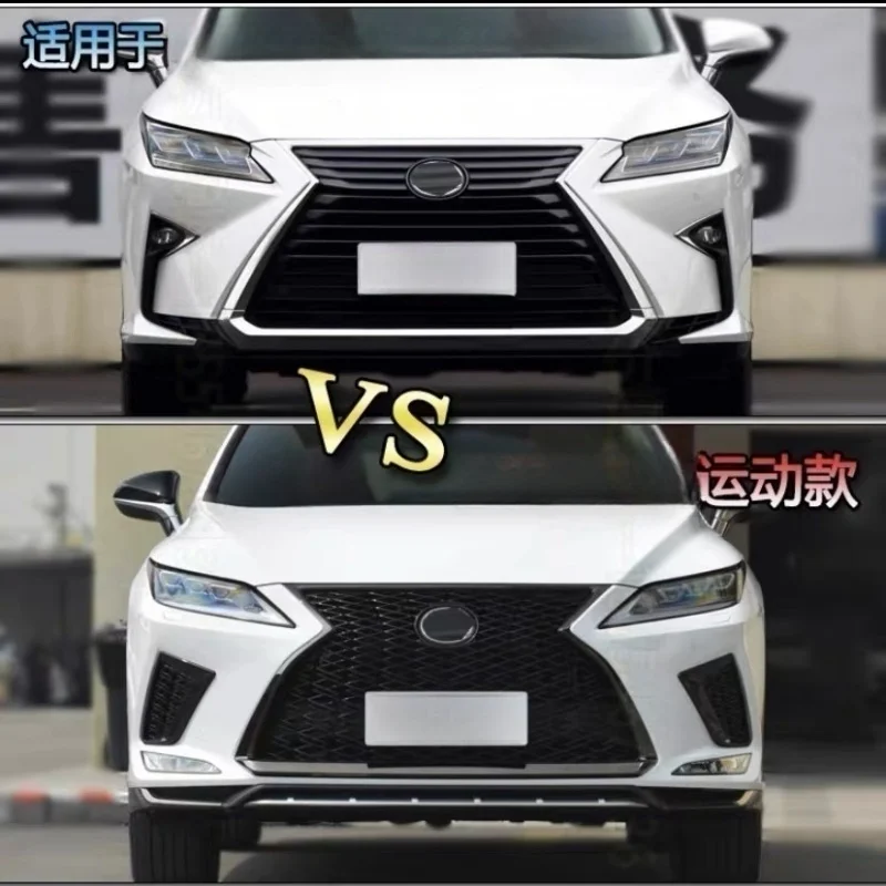 High Quality 2020 New Facelift Body Kit Car Modification Parts Fit for RX350 RX450 2016-2019, Includes Front & Rear Bumper