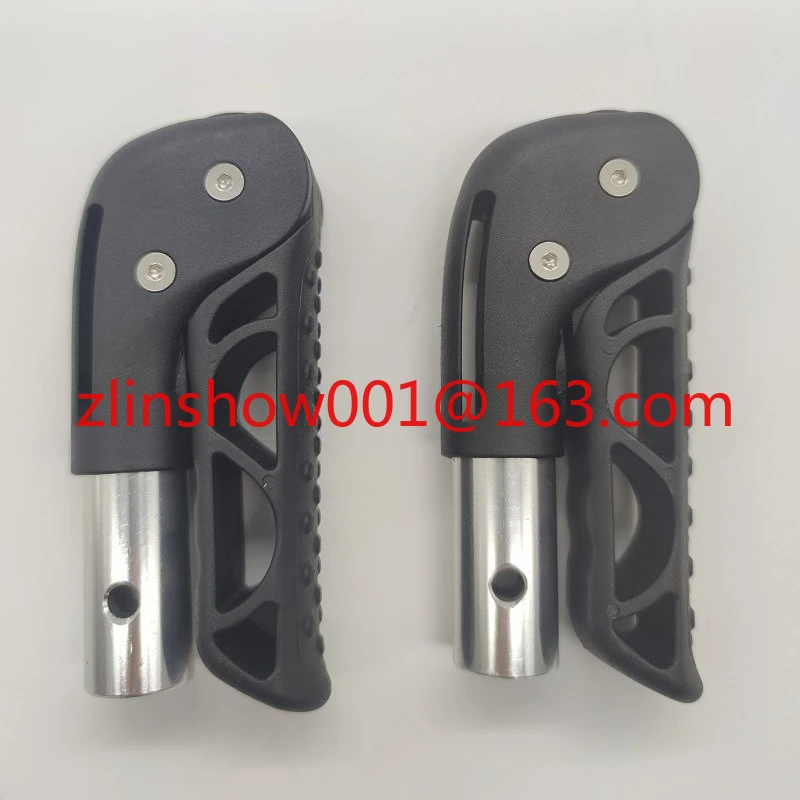 Universal sports wheelchair 22MM pipe diameter foldable rear push handle