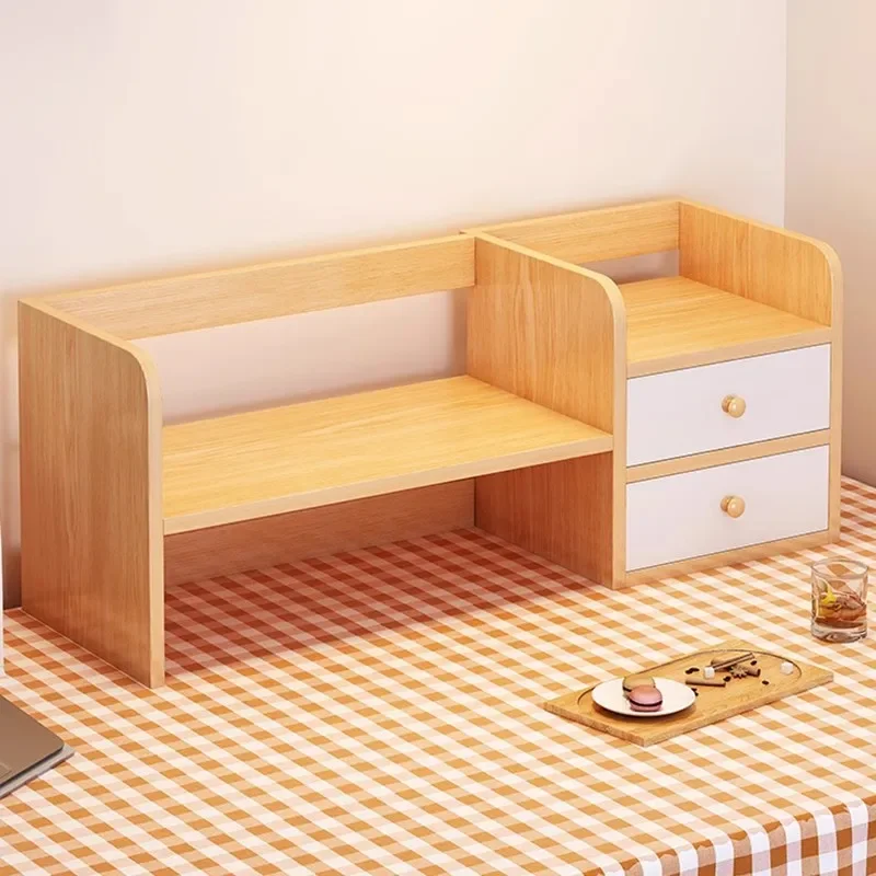 

Bookshelf Desktop Shelf Bedroom Desk Small Raising Rack Student Cosmetics Dormitory Storage Multi-layer Rack