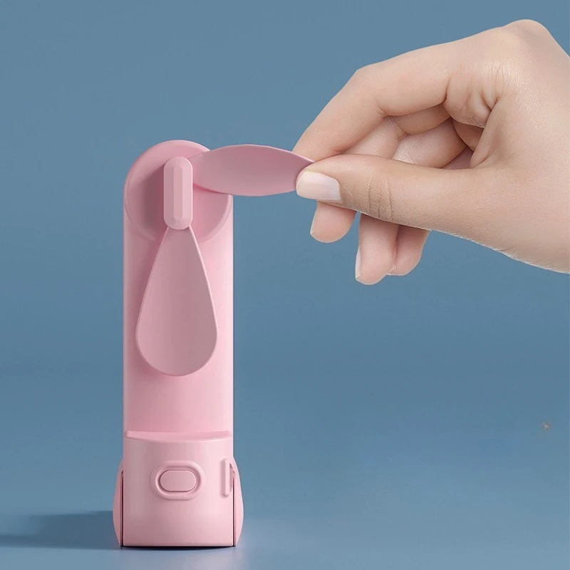 Kawaii Miffy Foldable Handheld Fan USB Charging Large Wind Outdoor Camping Quiet Small Minimalist Portable Fan - view 2