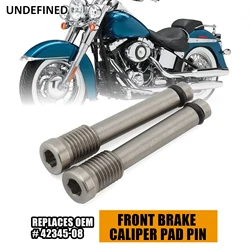 Motorcycle Caliper Brake Pad Pin Rear For Harley Softail 08-17 Fat Boy Breakout Deluxe Softail Slim S FXS FXSTC FXSTB FLS FLSTC