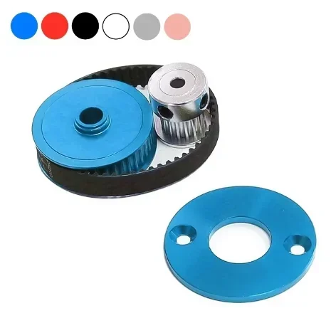 TT-02 Low Noise Belt Drive 16T 40T Transmission Gears System DIY Modify Upgrade Parts for Tamiya TT02 TT-02 1/10 RC Car