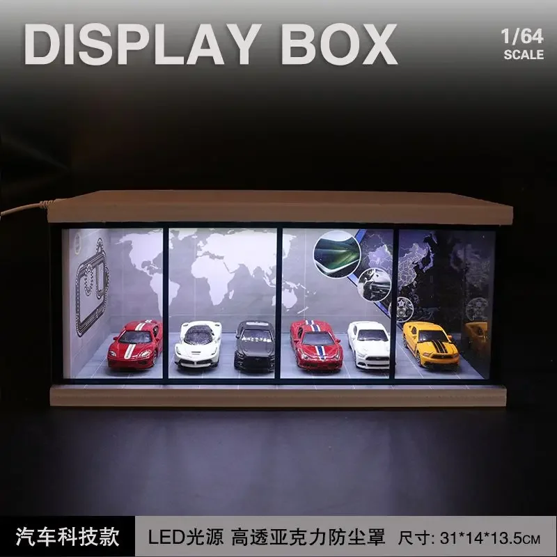 MOREART 1: 64 Scale Parking Lot Model Display Case Car