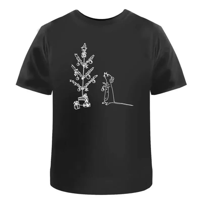 Mouse Christmas Tree' Cotton T Shirt Ta036194
