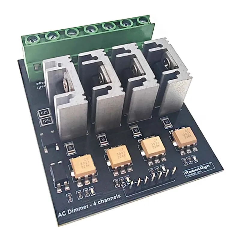 وحدة تحكم في خافت التيار المتردد مع WiFi ESP8266/ESP32 4 قنوات 3.3 فولت/5 فولت وحدة تعتيم التيار المتردد للمصابيح عناصر المشجعين مضخات منقي هواء #3