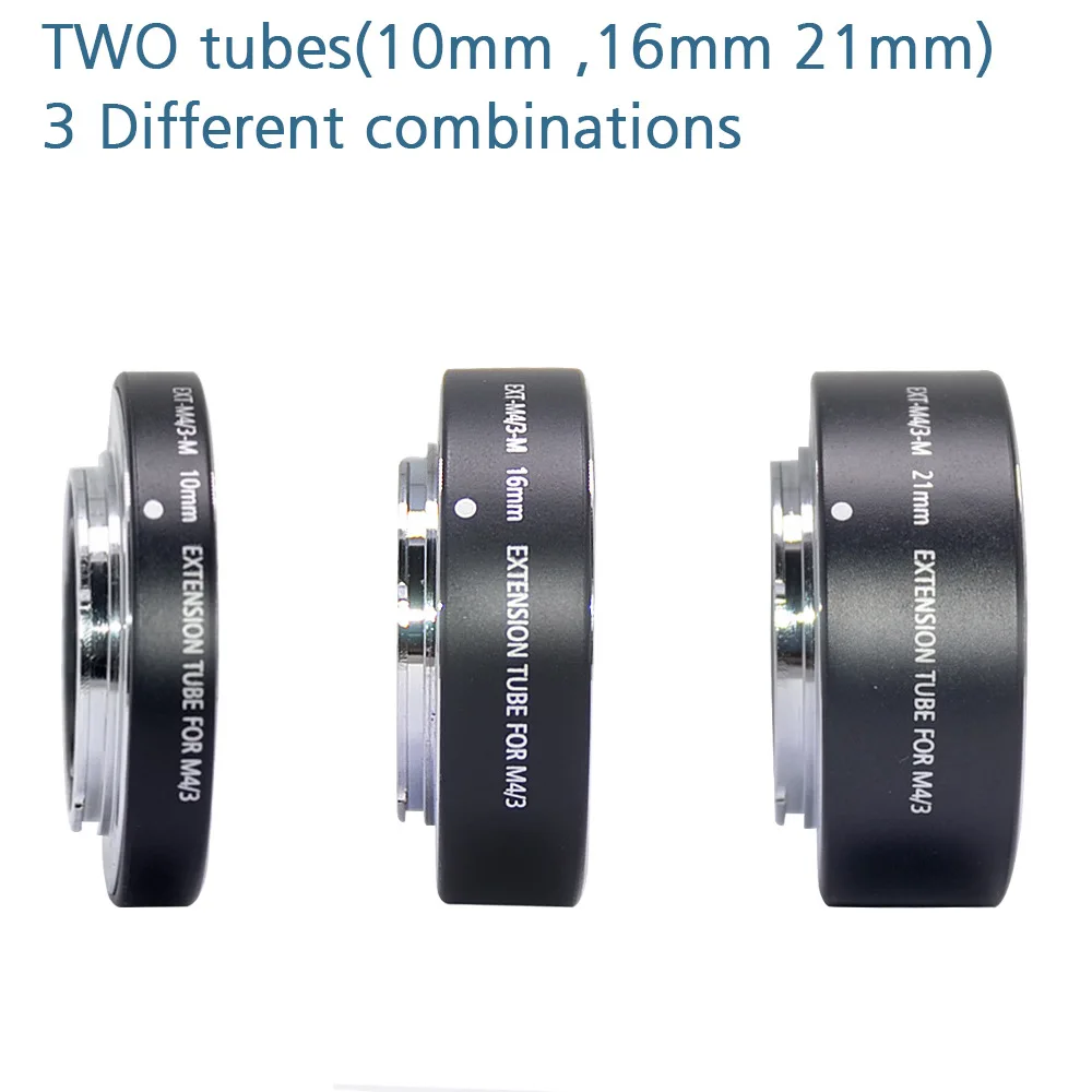 10Mm + 16mm + 21mm for M4/3 micro-single camera macro close-up ring