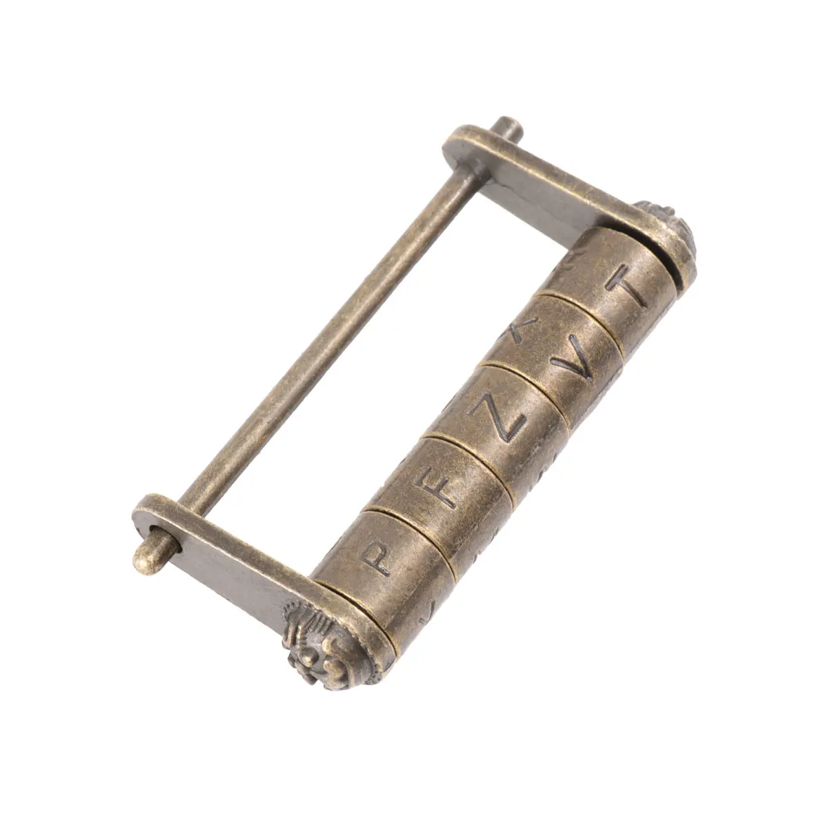 

Retro Password Lock Zinc Alloy Durable Strong English Letters Firm Classic Padlock Ancient Decor Hardware