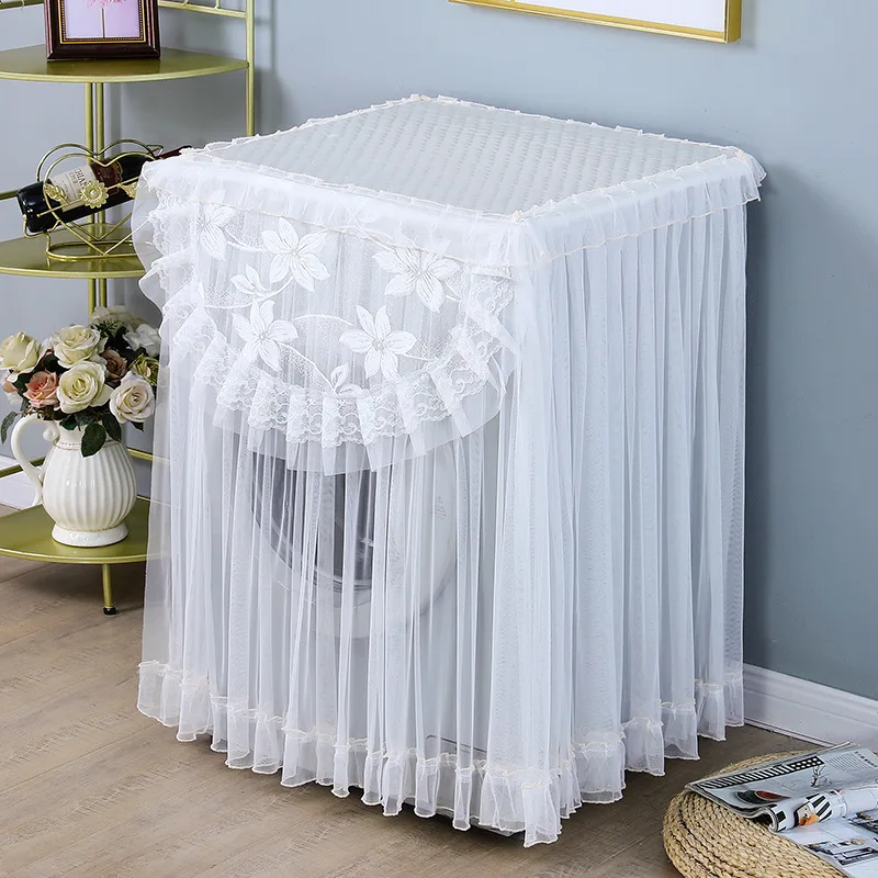 

New Washing Machine Cover with Drum Open Lid Fully Automatic Washing Machine Cover Sun Protection Beautiful and Simple Style