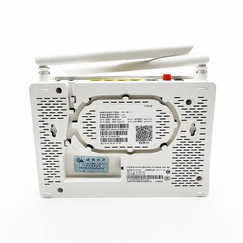 Imagem -06 - Roteador de Fibra Óptica de Banda Dupla Xpon Onu 1ge 3fe 2usb Tel 2.4g 5g Wifi ca Xpon Onu Ftth sem Alimentação Secondhand Pt939