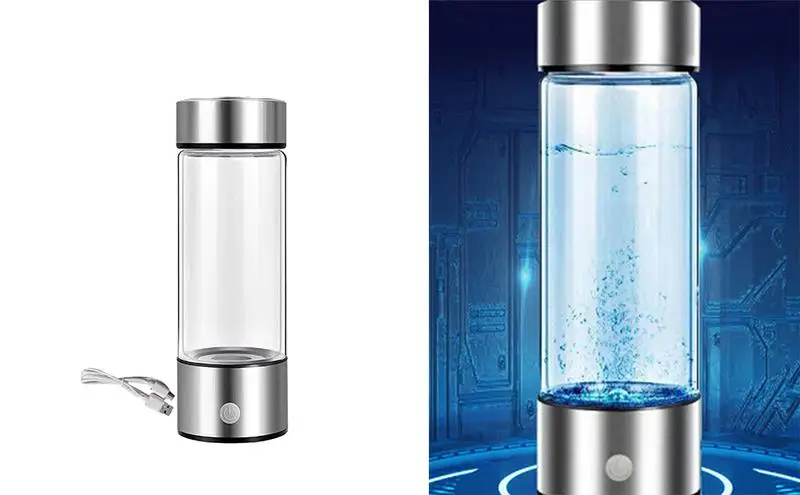 

420ML Hydrogen Water Bottle Hydrogen Rich Water Generator Water Ionizer Bottle Antioxidan Water Cup For Cycling Running Fitness