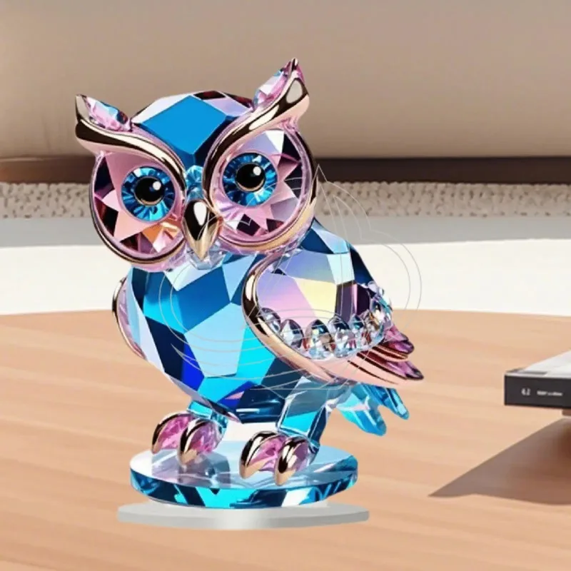 

Owl Ornament Boho Owl Decoration for Bird Lovers Men Women Animal Gift Accents
