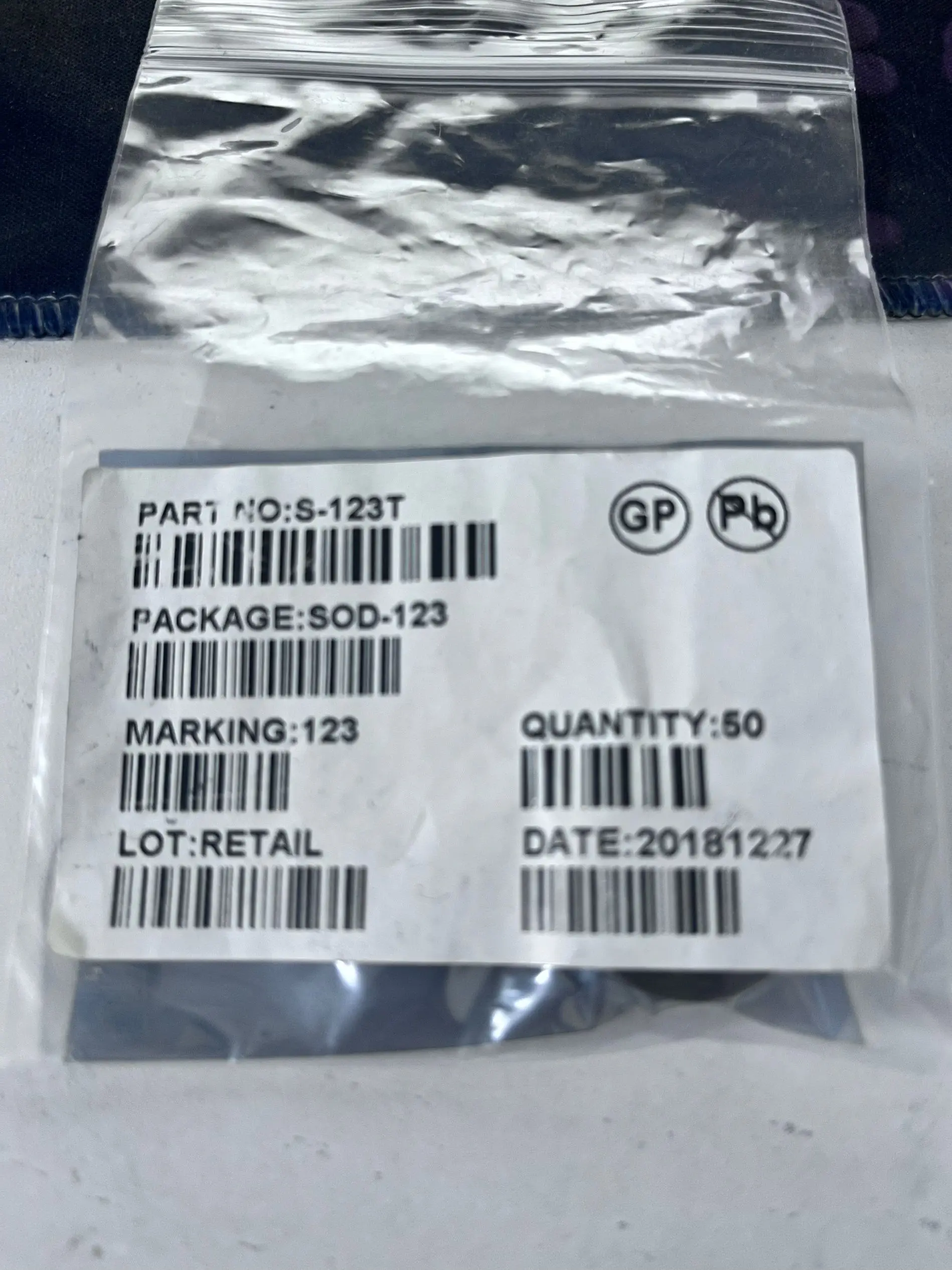 Free shipping 50pcs/lot  new S-123T 12mA SMD SOD-123  in stock