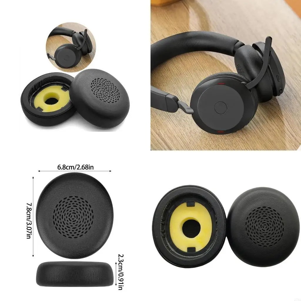 J78A – oreillettes pour écouteurs, 2 pièces, manchons en éponge pour écouteurs 2 75, housses coussin d'oreille,