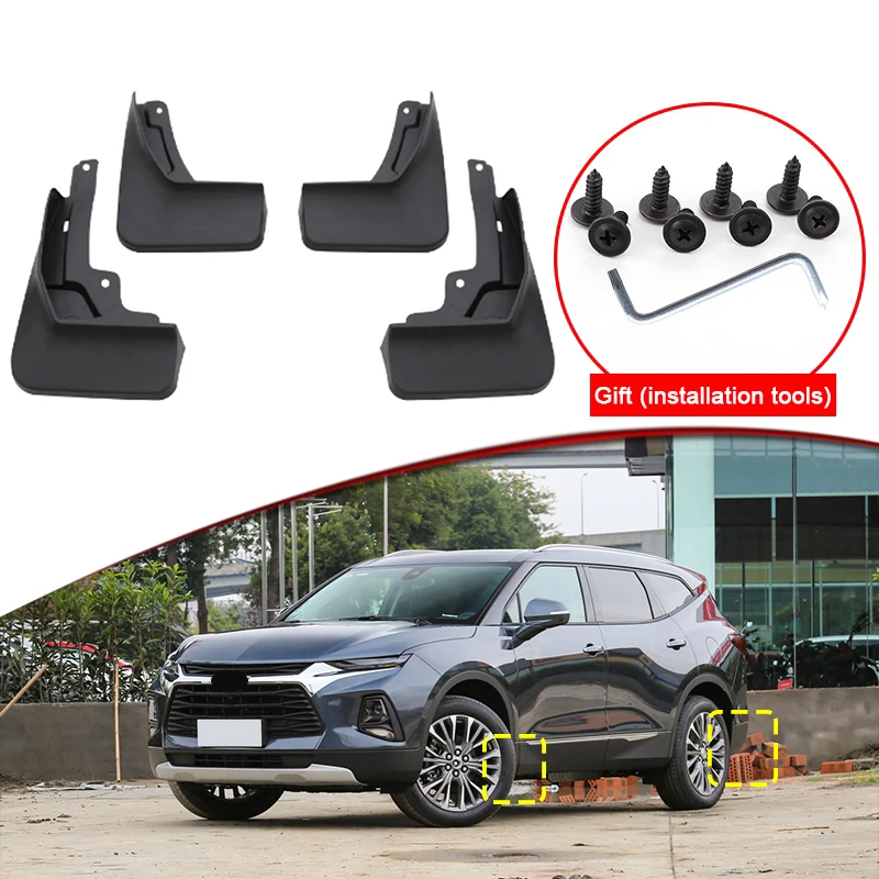 

Car Styling For Chevrolet Blazer 2021-2023 ABS Car Mud Flaps Splash Guard Mudguards MudFlaps Front Rear Fender Auto Accessories