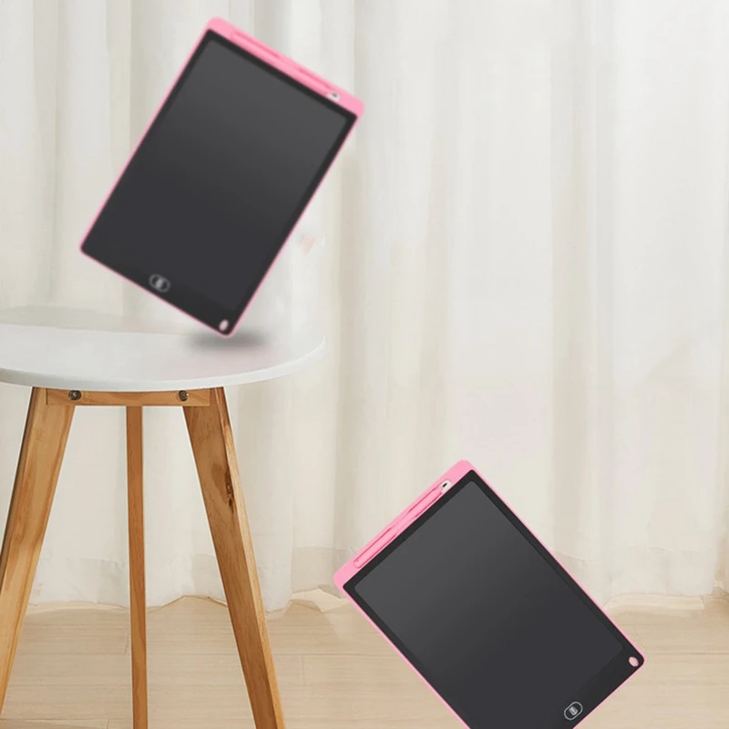 12 Inch K Model Lcd Handwriting Board Color Drawing Doodle Eye Protection Writing Board Color Screen,Light Blue Durable