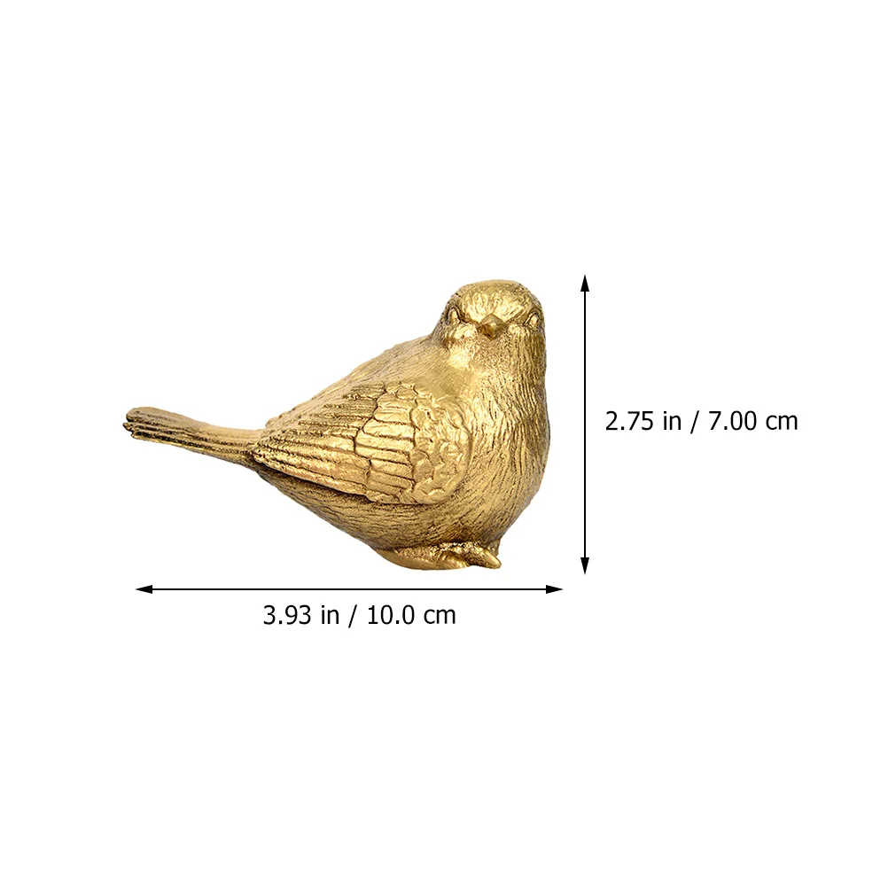 

1Pcs Copper Bird Household Decoration Exquisite Structure Unique Distinctive Style Warm Comfort Visual Enjoyment