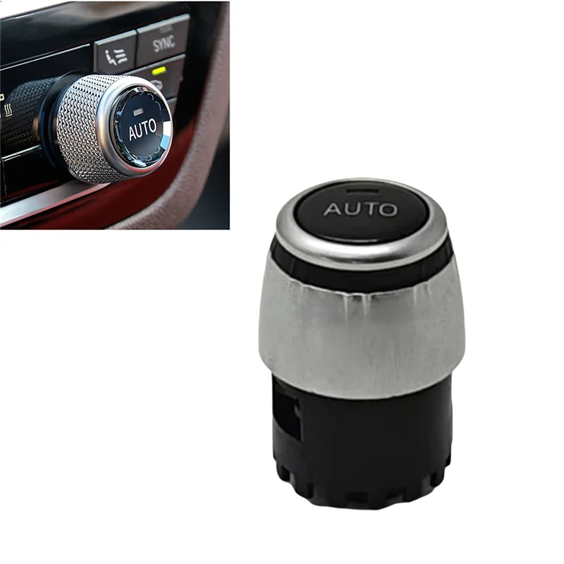 Perilla de Control de aire acondicionado trasero para BMW 5 Series 6 Series 7 Series coche A/C interruptor de botón AUTO