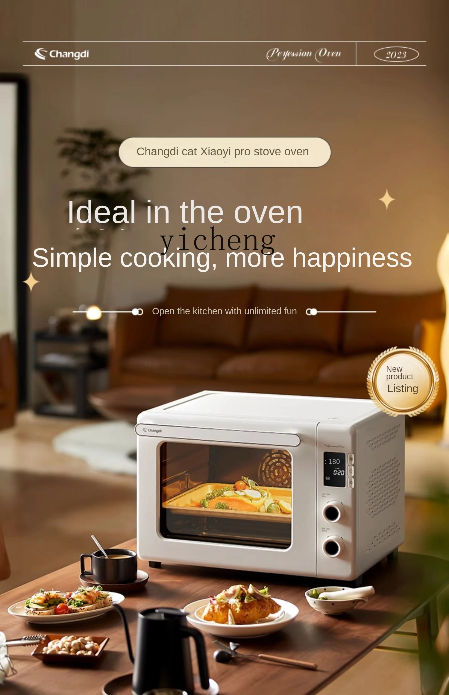 ZF Oven Oven Household Small Baking Multi-Function Electric Oven Automatic