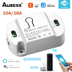 2000W 10A DIY Smart Wifi Switch Timer interruttori remoti Wireless il modulo di automazione domestica intelligente funziona con Tuya Alexa Google Home