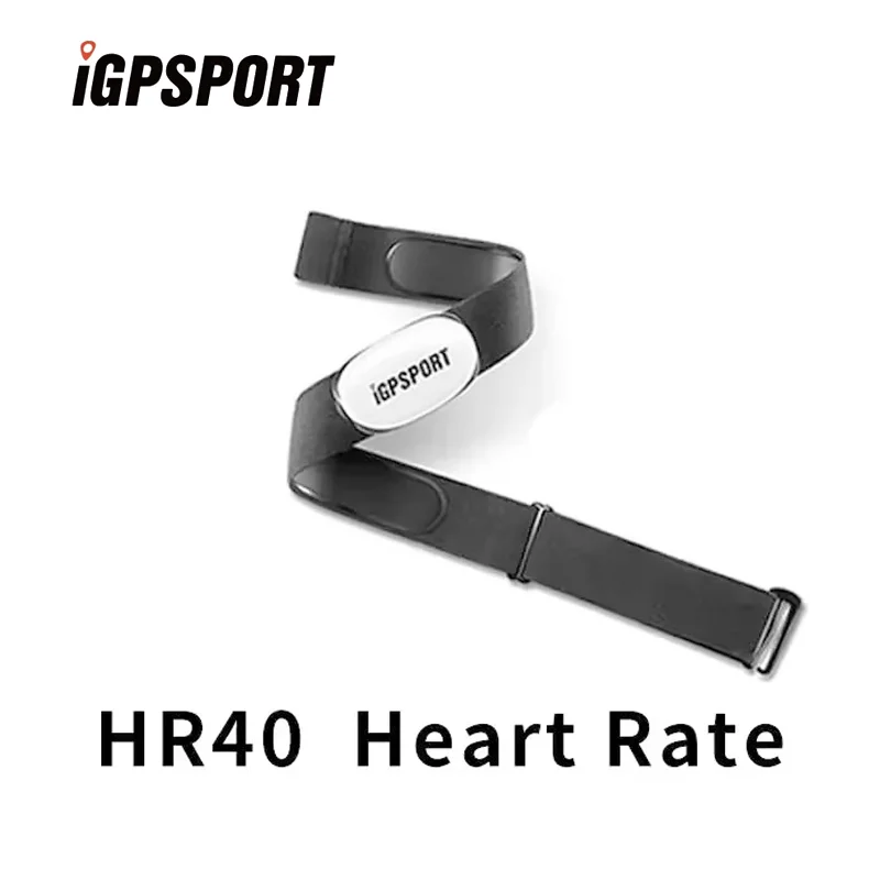 IGPSPORT HR40 Dual Frequency Ant+Heart Rate Monitor Belt Bluetooth-Compatible Fitness Running Speedometer APP Bike Computer