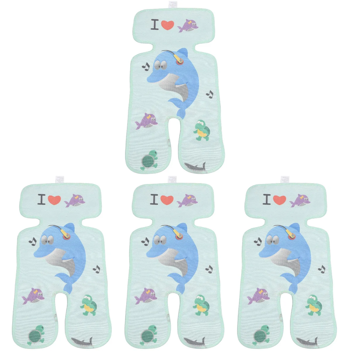 

4 PCS Infant Mat Baby Cushion for Stroller Cool Children Car Cooler Pad Seat Cooling Newborn