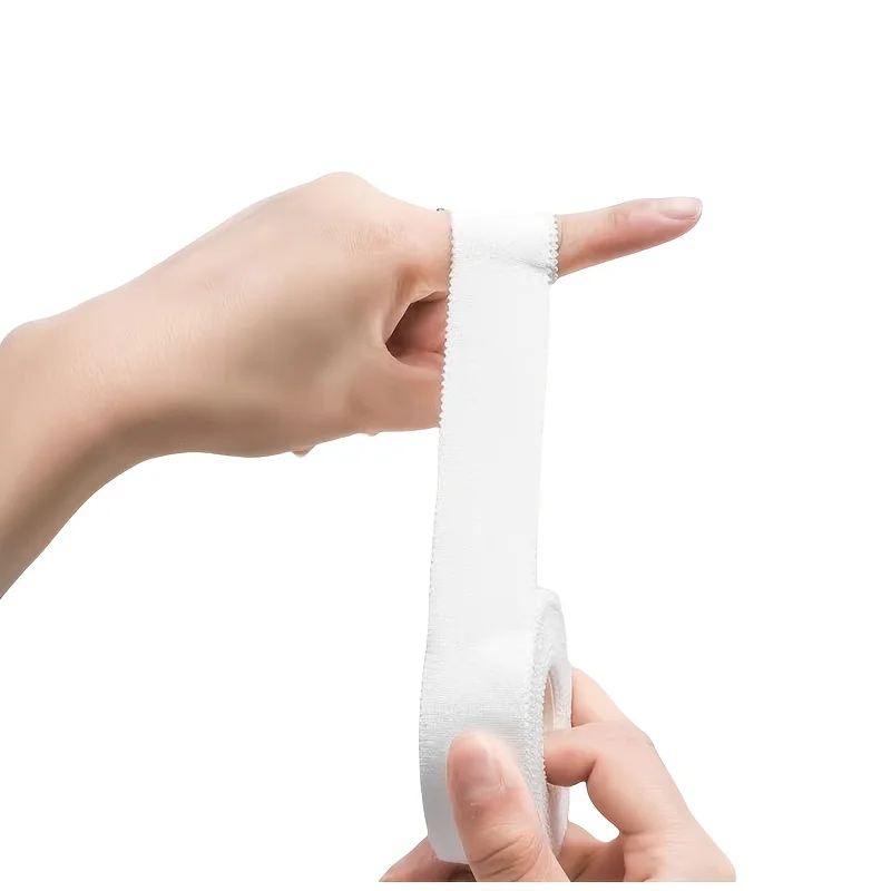 2.5cm*9m White Elastic Sports Tape Strong Sticky Athletic Bandage Gym Fitness Training Support Tape For Athletes