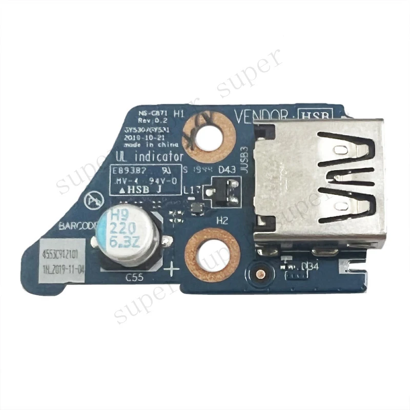 S++ USB board FOR Lenovo ideapad Creator 5-15IMH05 82D4 5C50S25065 NS-C871