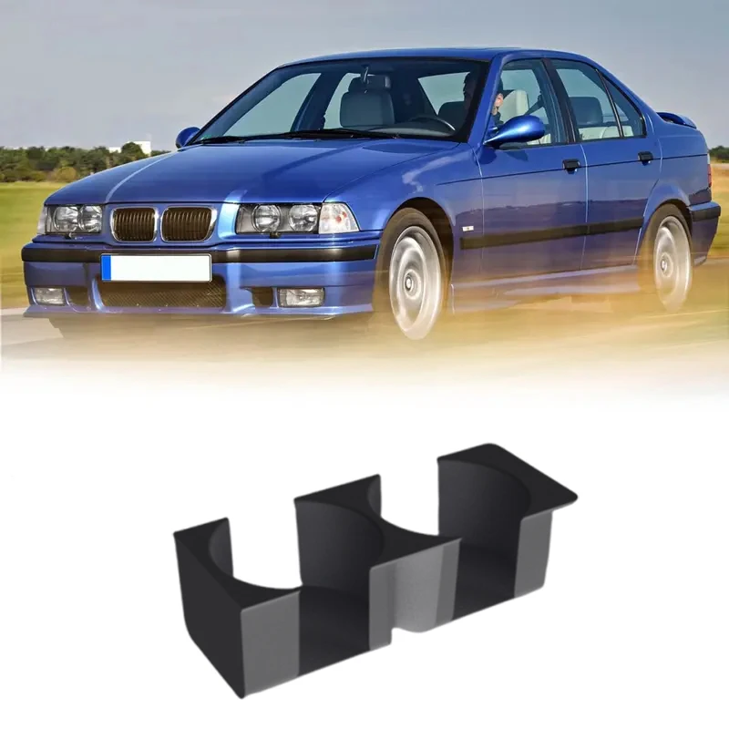 1Pc Car Cup Mounts Holder For BMW E36 Coffee Cup Storage Box Car Interior Stowing Tidying Organisation Storage Accessories
