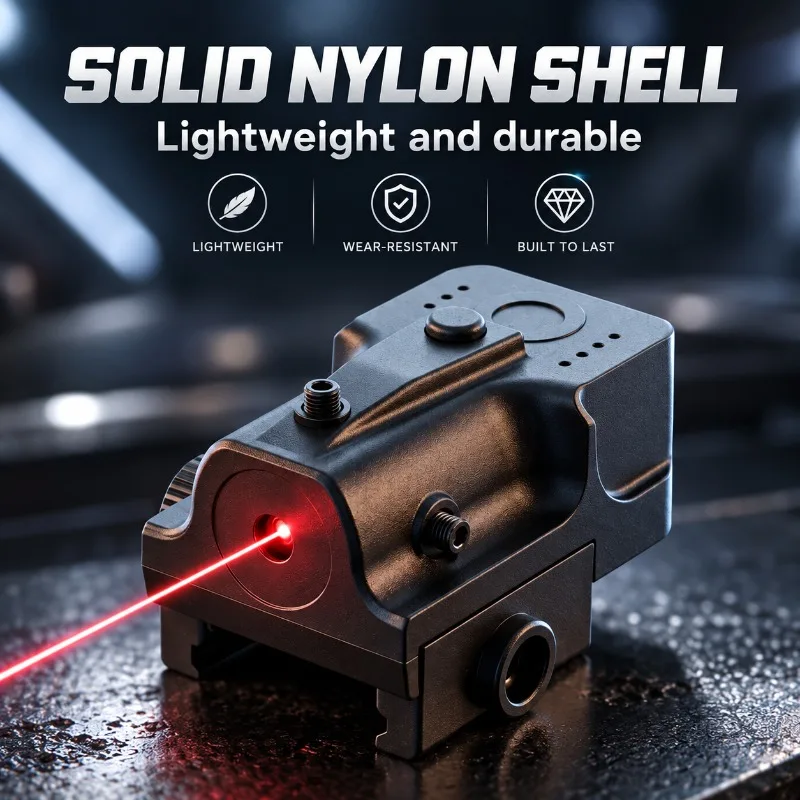 Portable Mini Beam Indicator Ornament, Nylon Four-way Adjustable Part Compatible with Universal Rail
