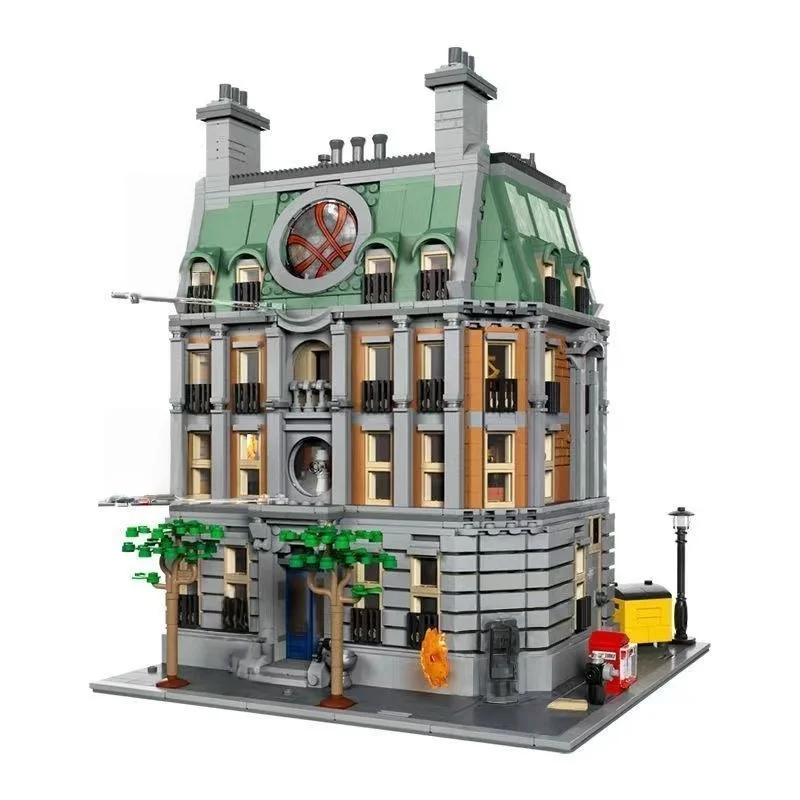 

MOC 2708 деталей Holy of Holies, строительный кирпич, волшебник, герой, квартира, резиденция, модульная подарочная сборка, набор детских игрушек76218