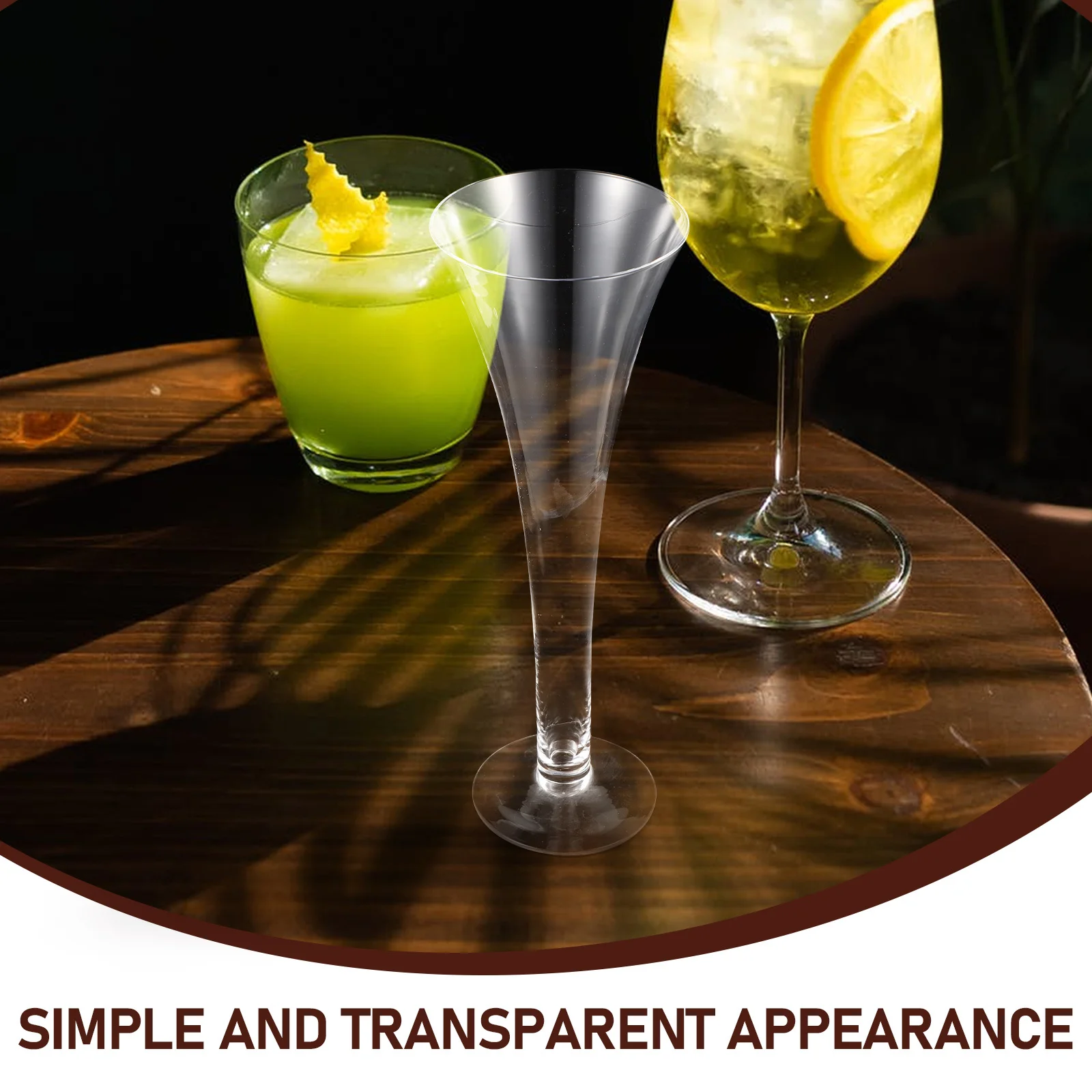 

Cocktail Glass Simple Novelty Reusable Elegant Drinking Glass for Birthday Wedding Banquet Wine Glasses Decorative Wine Goblet